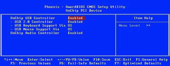 BIOS configuration to install Windows