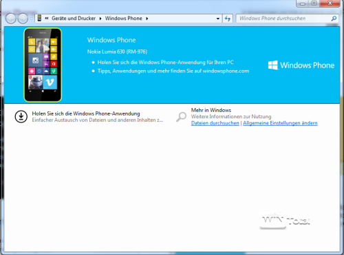 Note on Windows Phone application