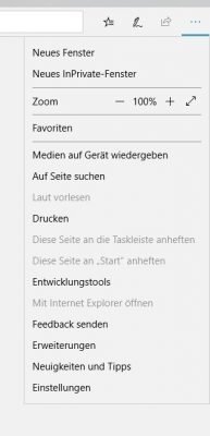 Open the incrivate window in Microsoft-EDGE.