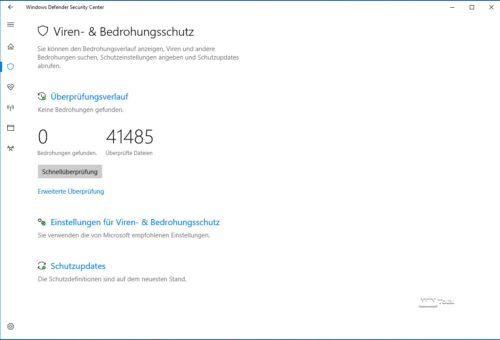 Windows Defender Security Center