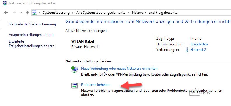 Remove problems with network
