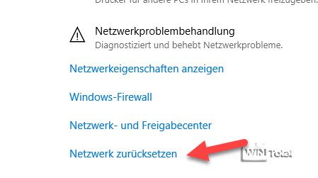 Reset network