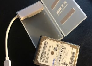 ICY box for connecting SATA drives via USB
