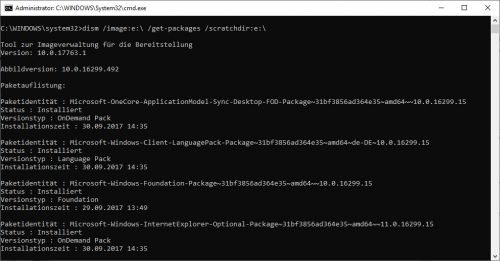 Tell me Get packages