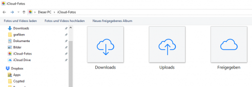 Photo by iCloud under Windows