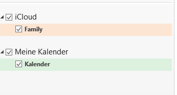 Standardkalender in Outlook