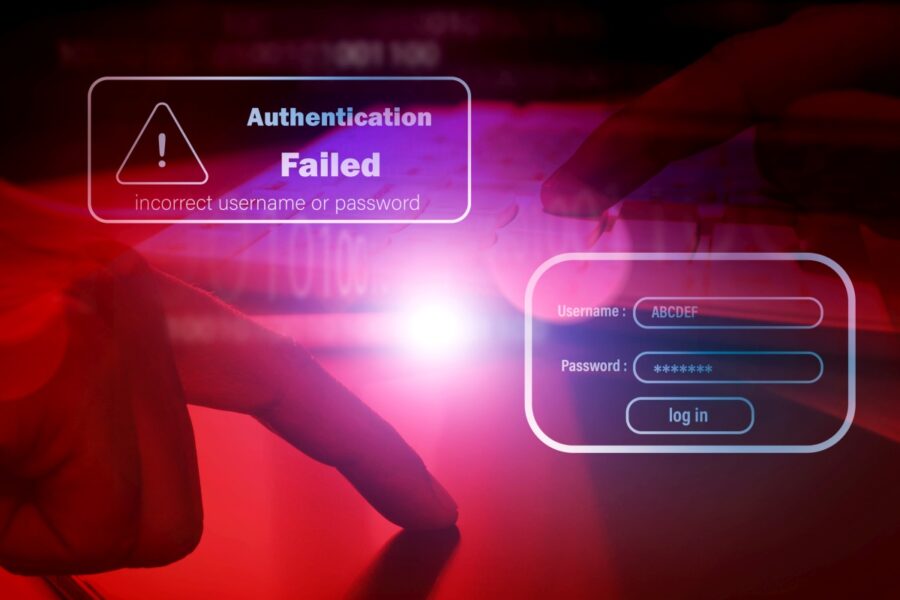 authentication error