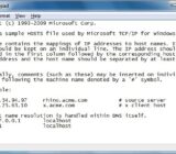 Host file in Windows, edit and restore the file