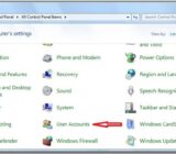How do I put the password on the laptop