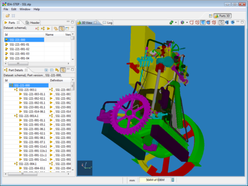 Step files in the change of Viewer Basic Ida-Step