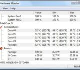 What is the normal temperature of the processor